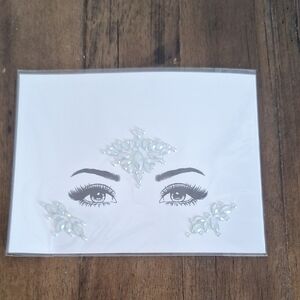 Rhinestone Face Gems Jewels Face Crystal Stickers